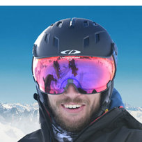 Ski helmet with Visor Unisex