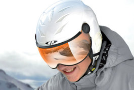 CP Camulino Ski helmet with Visor Child