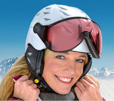 Ski helmet with Visor SALE