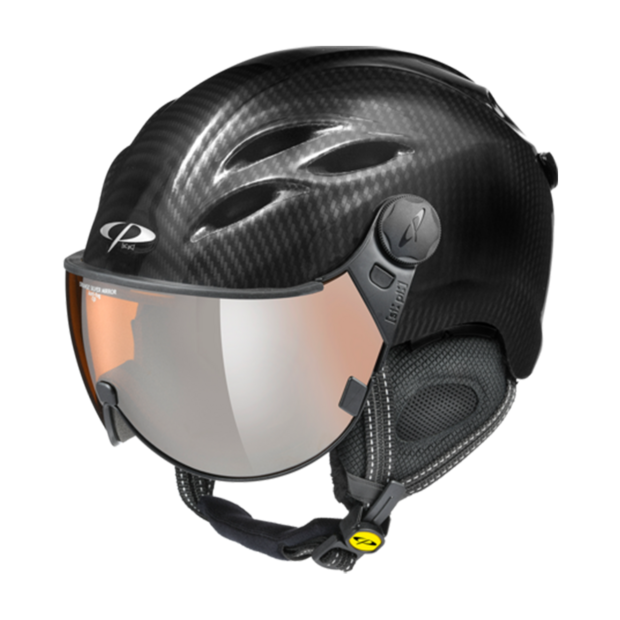 Cp Curako Helmet With Visor black | Mirror Visor (☁/❄/☀)