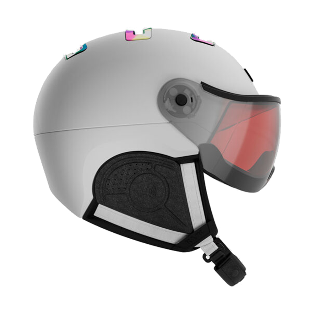 Kask Chrome White Rainbow Ski helmet Photochromic Visor