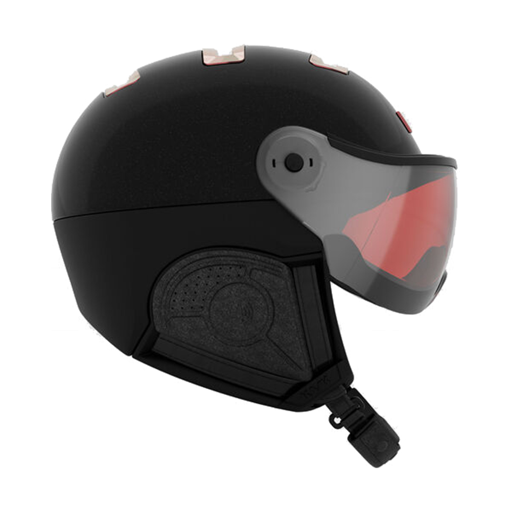 Kask Chrome black pink gold Ski helmet Photochromic Visor
