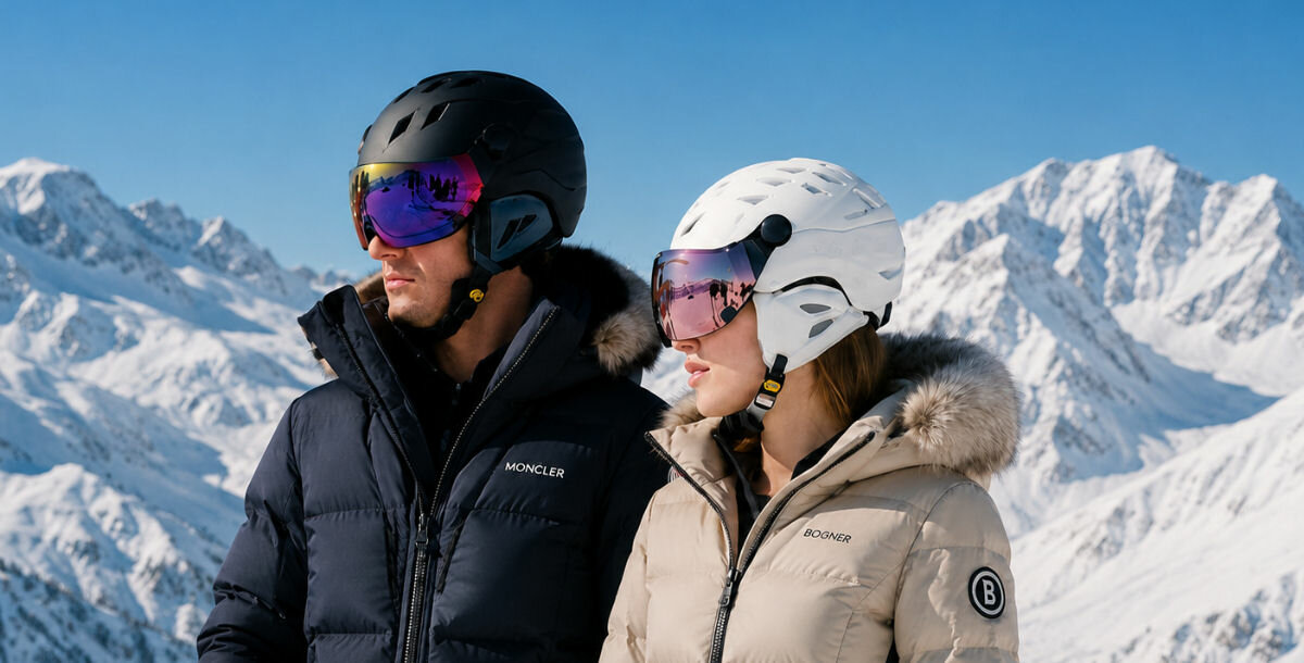 Skihelmet with Visor