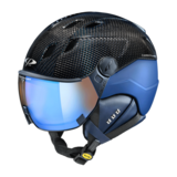 41426_Cp_Corao_skihelm_vizier_zwart_blauw_pol_vario