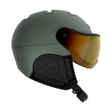 Skihelm met Vizier Kask Shadow Sage - Gold mirror