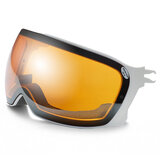 HMR Skihelm Vizier White - VTS3 - Orange Mirror 