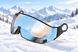 SLOKKER SP1 SKI GOGGLE - with extra lens - BLACK - PHOTOCHROMIC POLARIZED CAT. 1-3_