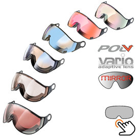 CP ski helmet visor loose photochromic & polarised - fits on all Cp Ski helmets