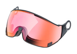 CP 28 ski helmet visor Photochromic & Polarised - Cat. 1-2 (☁/❄) dl pol vario red mirror 