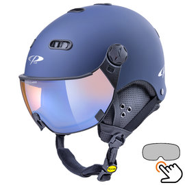 CEBE Fireball Skihelm Damen und Herren mit Visier Snowboard Helm 