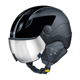 CP Corao+ Cashmere Ski Helmet Black - photochrome visor (4 Choices) - very safe