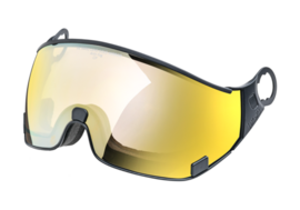 CP 32 ski helmet visor Photochromic & Polarised - Cat. 1-2 (☁/❄) dl vario brown pol gold mirror