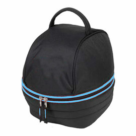 ski helmet bag black-blue also for ski goggle - protect your gear!