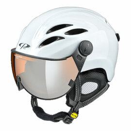 Cp Curako Helmet With Visor White | Mirror Visor (☁/❄/☀)