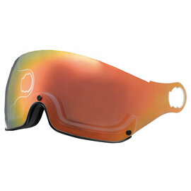 Mango Skihelmet Visor Transparant Flash Red Cat 1 (☁/❄)  - For Mango Cusna & Quota Ski helmets