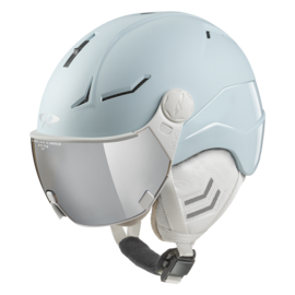 CP Coya+ Cashmere Ski helmet with visor blue | Extra safe! | polarised visor