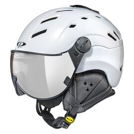 CP Camurai ski helmet white - single mirror - choose from 7 types !