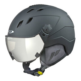 CP Corao+ ski helmet black - single mirror visor (2 Choices) - very safe