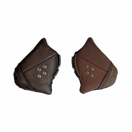 CP Ear pieces leather brown - Fits all CP Ski helmets