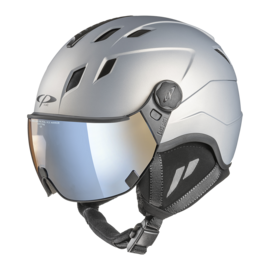 CP Corao+ Ski helmet with visor grey | Extra safe! | polarised & photochrome visor
