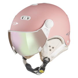 CP Carachillo helmet with visor rose | Extra safe! | polarised & photochrome visor
