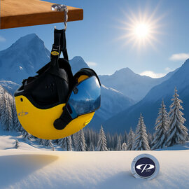 CP ski helmet table hanger | Finally eat normal at the table without helmets!