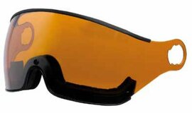 Mango Skihelm Vizier Orange Silver Mirror Cat.2 - (☀/☁) - For Mango Cusna & Quota Ski helmets
