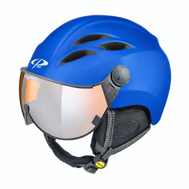 Cp Curako Helmet With Visor light blue | Mirror Visor (☁/❄/☀)