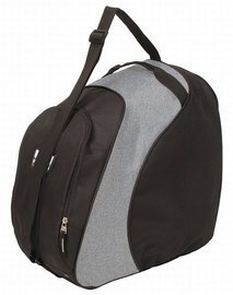Ski helmet Bag & Skiboots Bag Saporro black grey