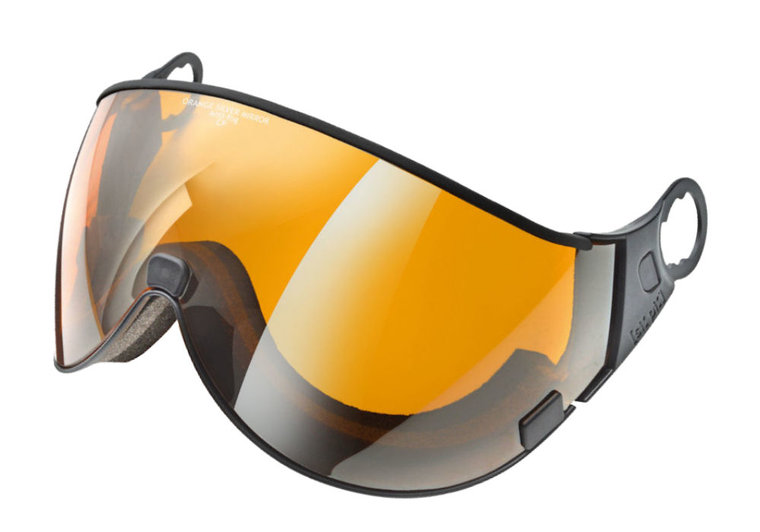 CP Visor 01 Orange Silver Mirror - single lens - mirror visor - visier verspiegelt