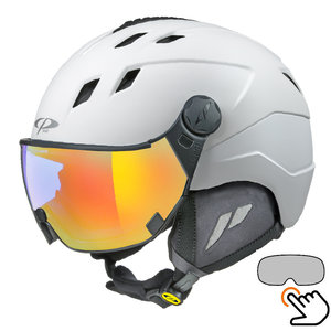 20125_Cp_Corao_skihelm_vizier_wit_single_lens