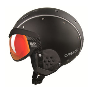 Casco sp-6 skihelm zwart - photochromic vautron vizier - Categorie 1-3 - Kopen bij TopSnowShop voorkant