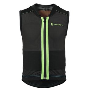 Scott Soft Actifit Jr Vest Protector XS Zwart Groen